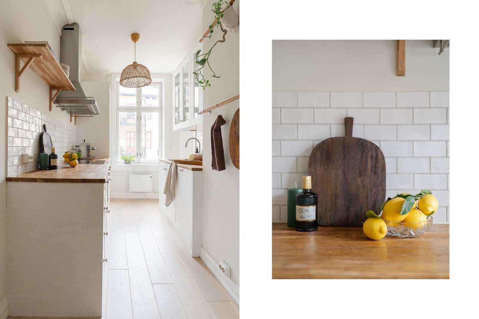 Romløsningen gjør at man kan trekke seg tilbake fra stuen og nyte kokkelering i ro og fred. Galleribilde