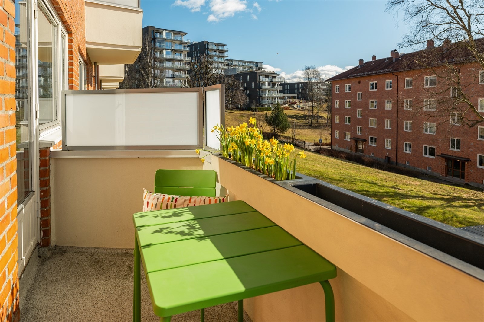 Koselig balkong på ca. 3 kvm. Galleribilde