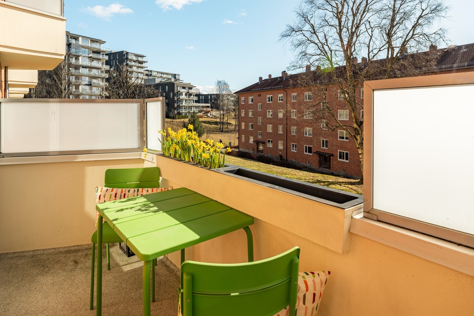 Her det plass til utemøblement. Galleribilde