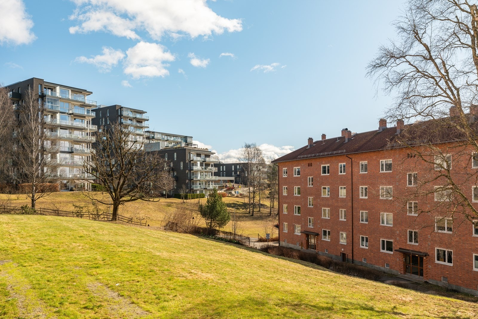 Koselige grøntområder like utenfor døren. Galleribilde
