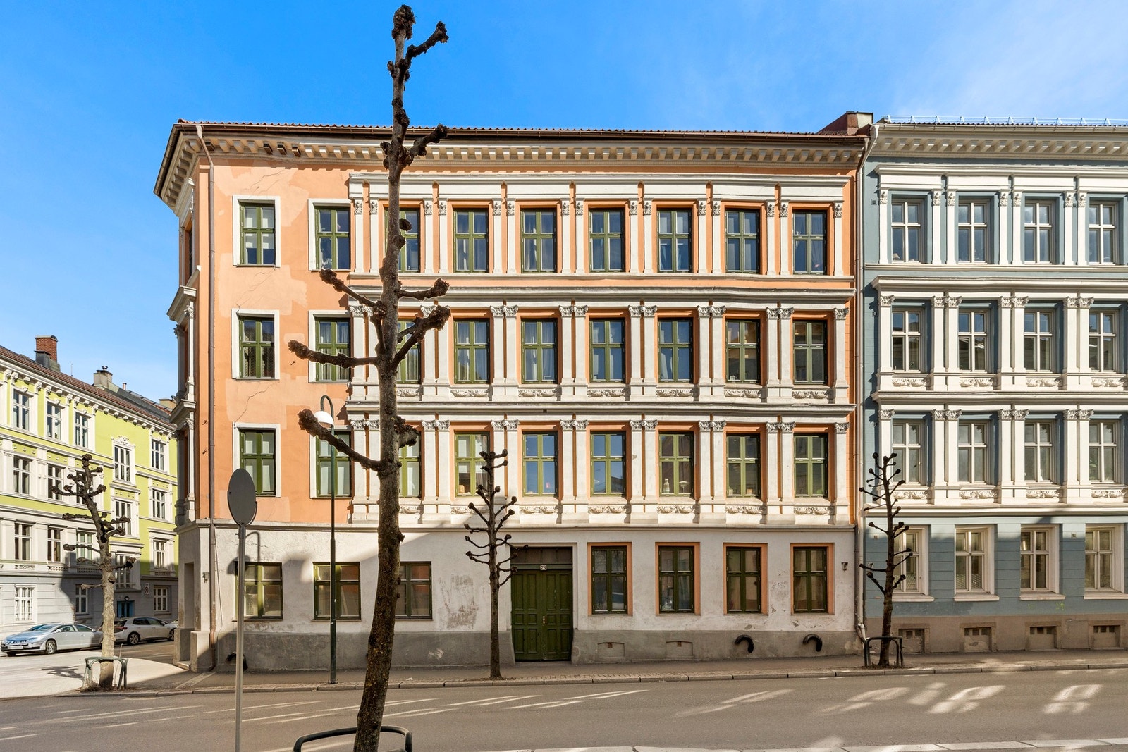 Fasade fra Schweigaards gate. Galleribilde