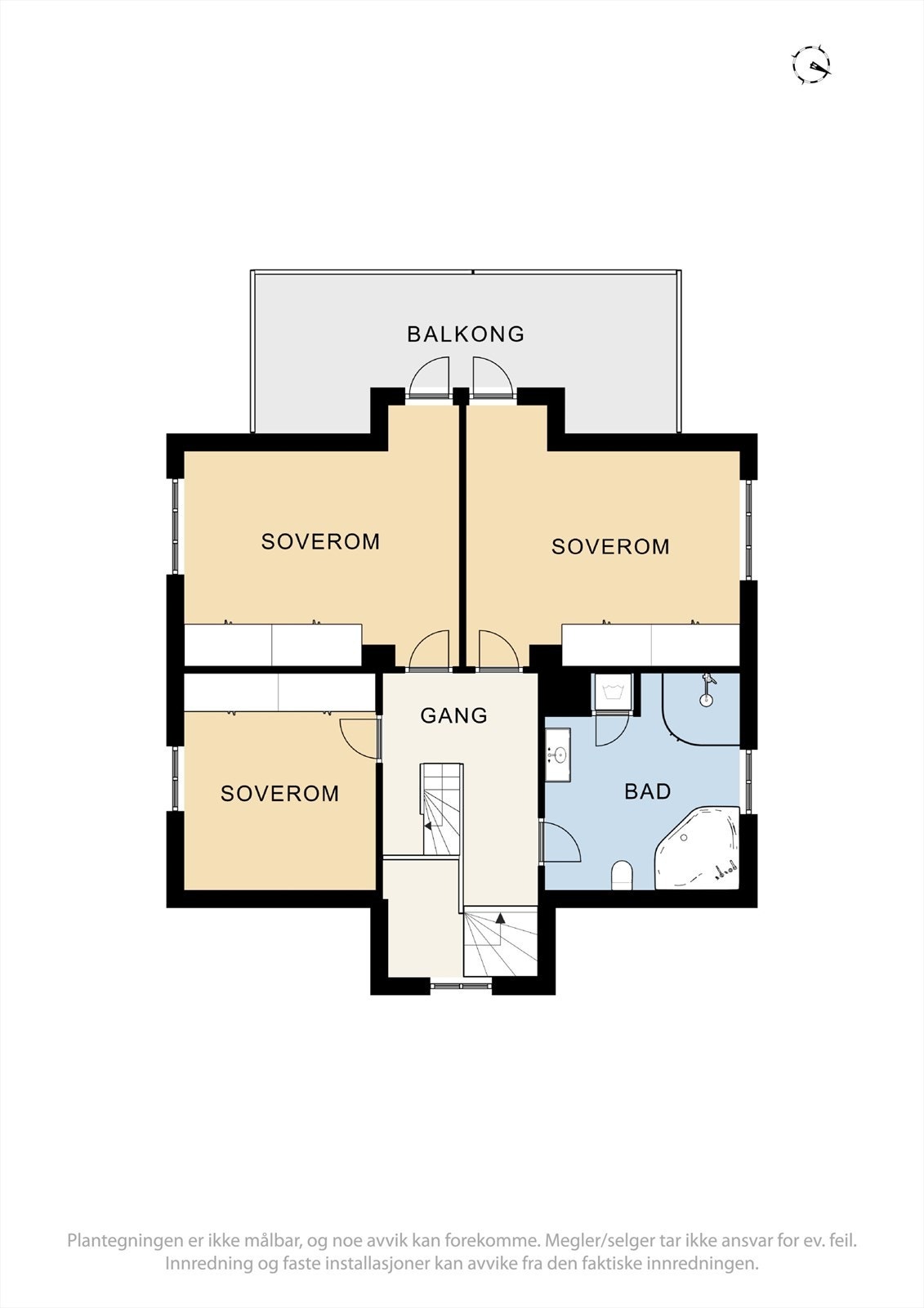 Plantegning 2. etg. Galleribilde