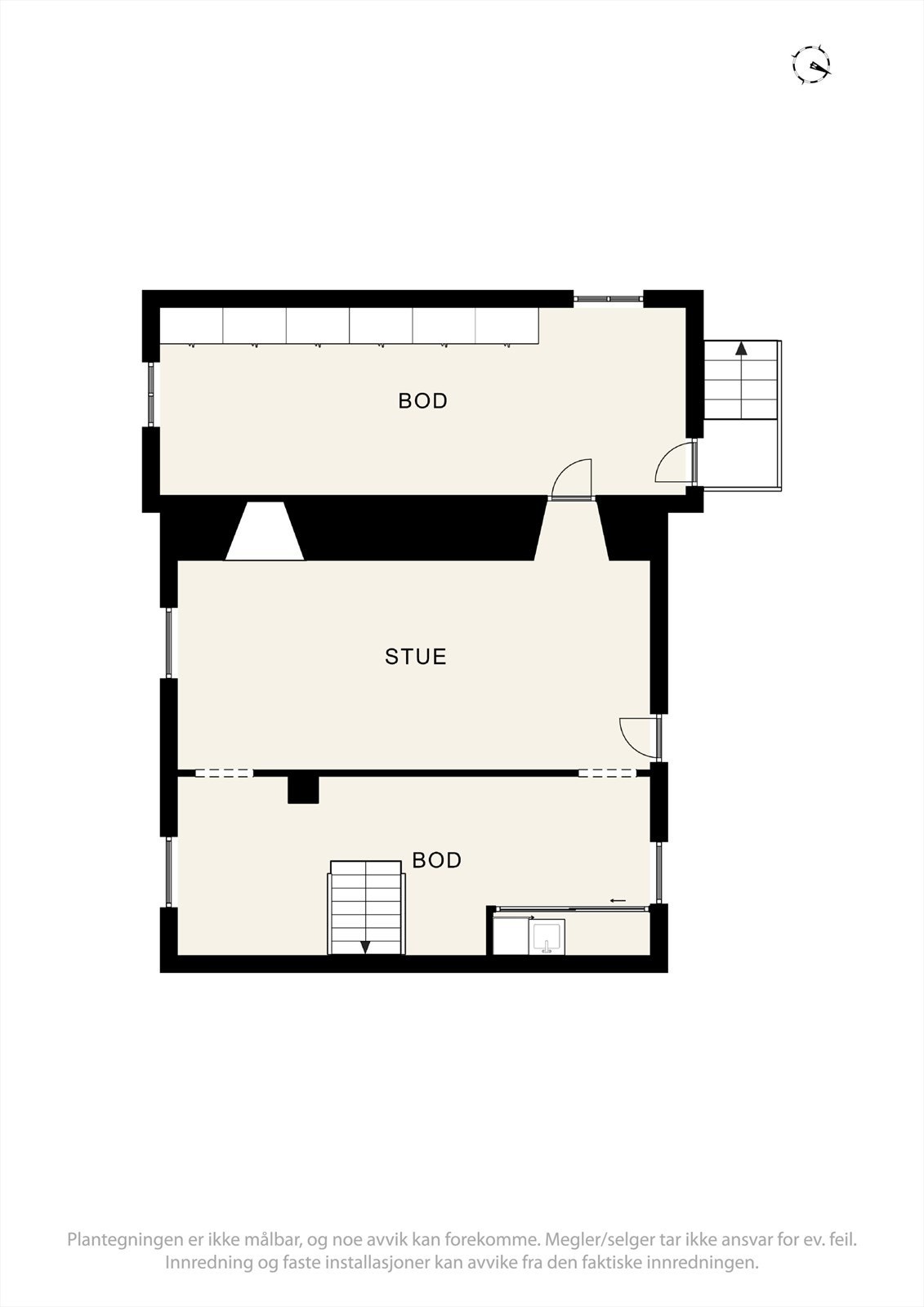 Plantegning kjeller Galleribilde