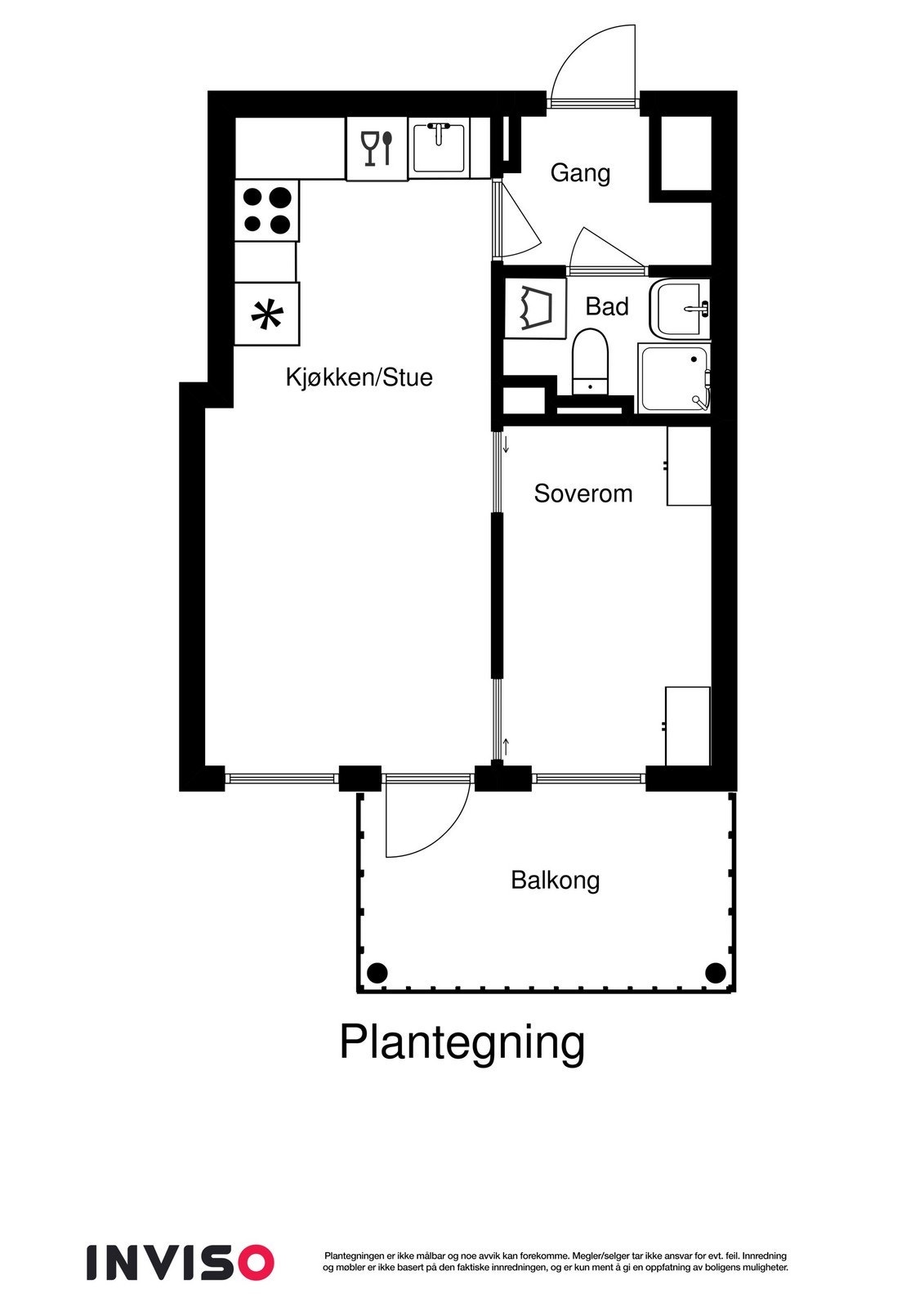 Plantegning Galleribilde