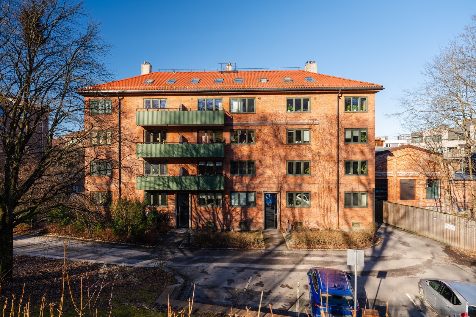 Sameiet Grenseveien 8-26 består av 88 boliger og 2 næringslokaler Galleribilde