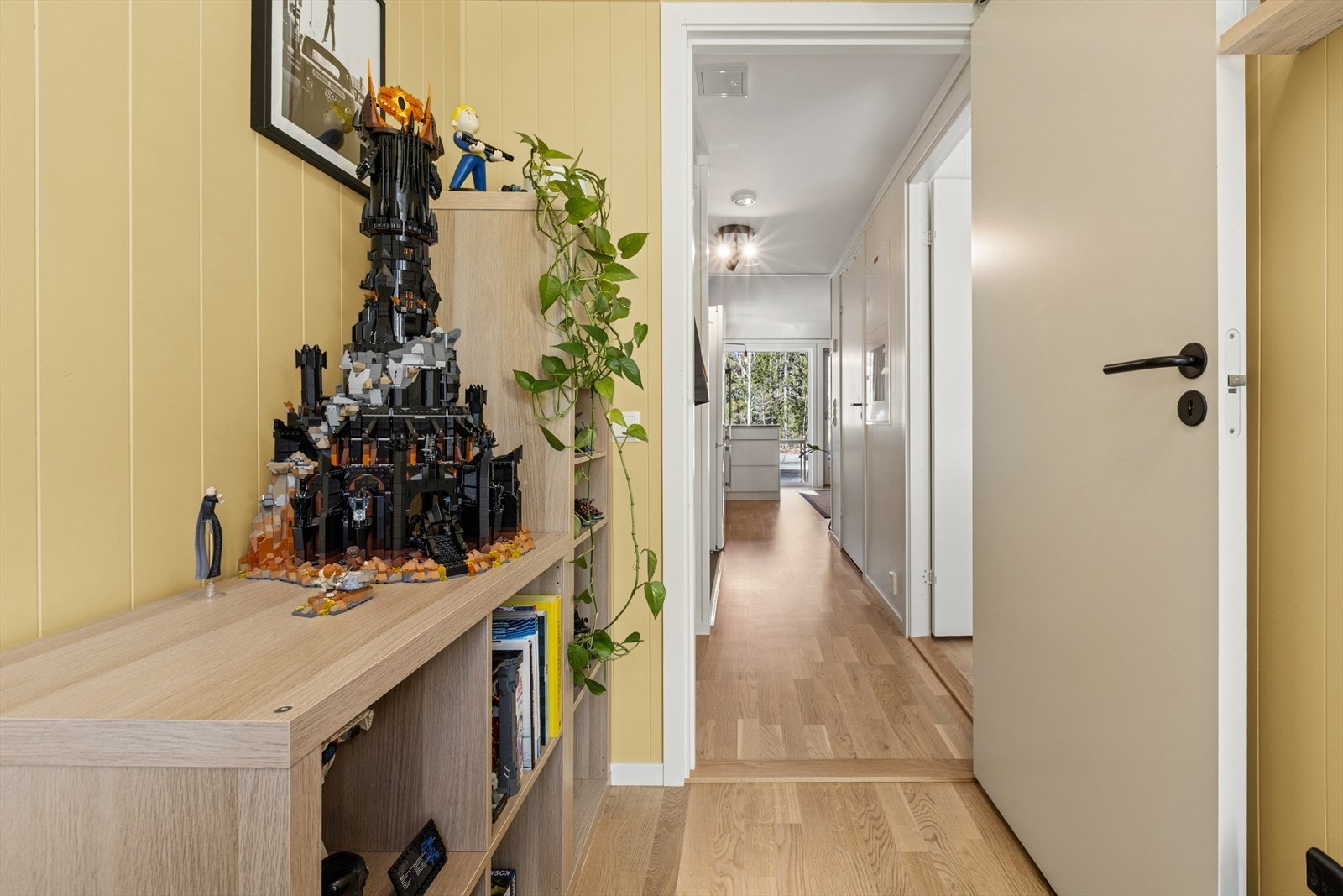 Rommet er betegnet som bod i byggetegninger og har mange muligheter. Galleribilde