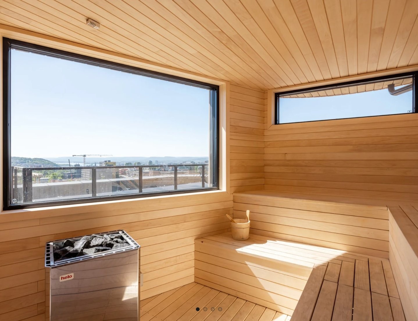 Sauna med flott utsikt over Oslo og gode velværeopplevelser Galleribilde