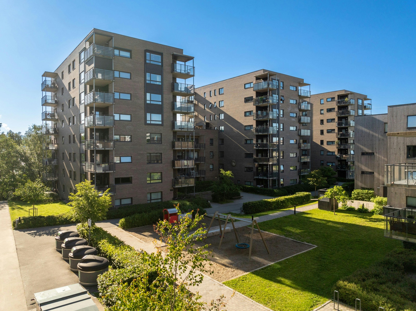 Flott område med pent uteareal Galleribilde