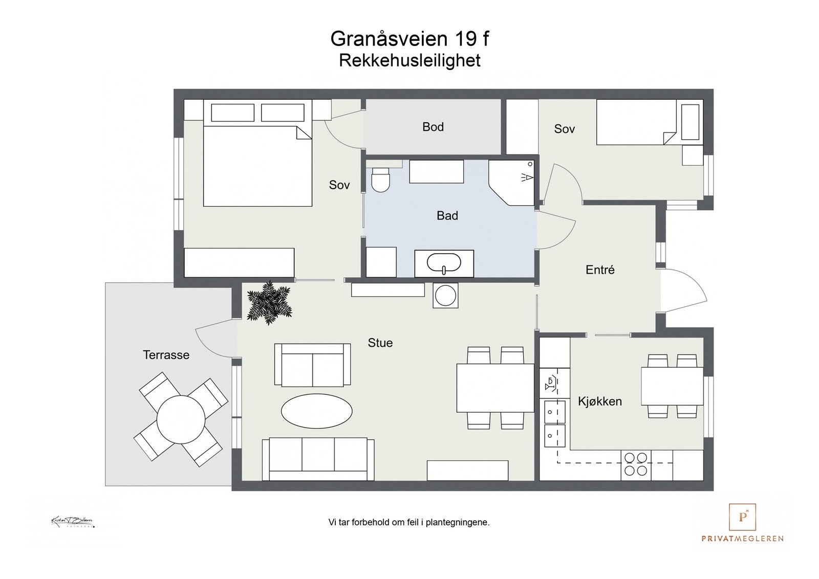Plantegning Galleribilde