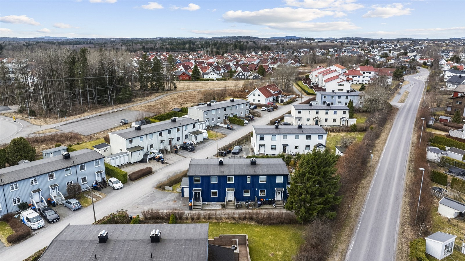 Fasaden fra inngangspartiet Galleribilde