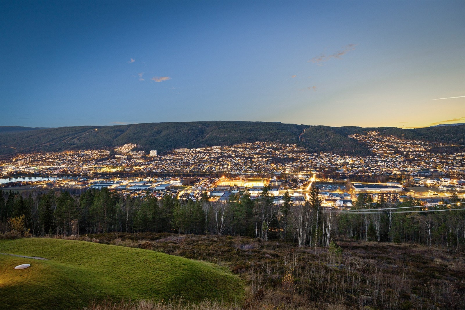 Fantastisk utsikt over Drammen fra boligen Galleribilde