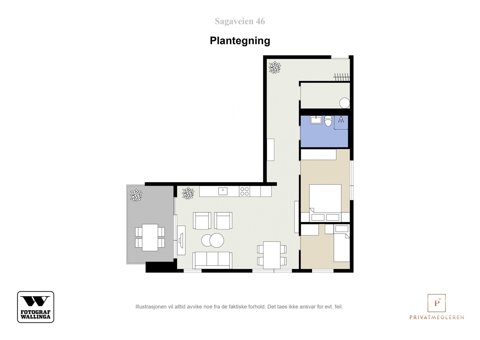 Plantegning. Galleribilde