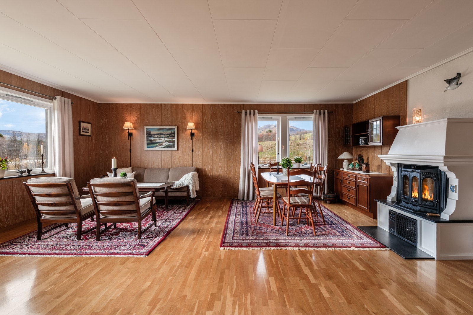Hyggelig stue med mange innredningsmuligheter Galleribilde