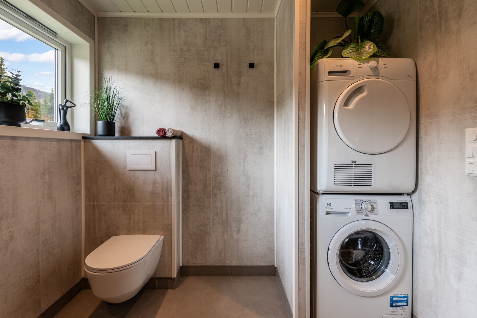 Badet har opplegg for vaskemaskin Galleribilde