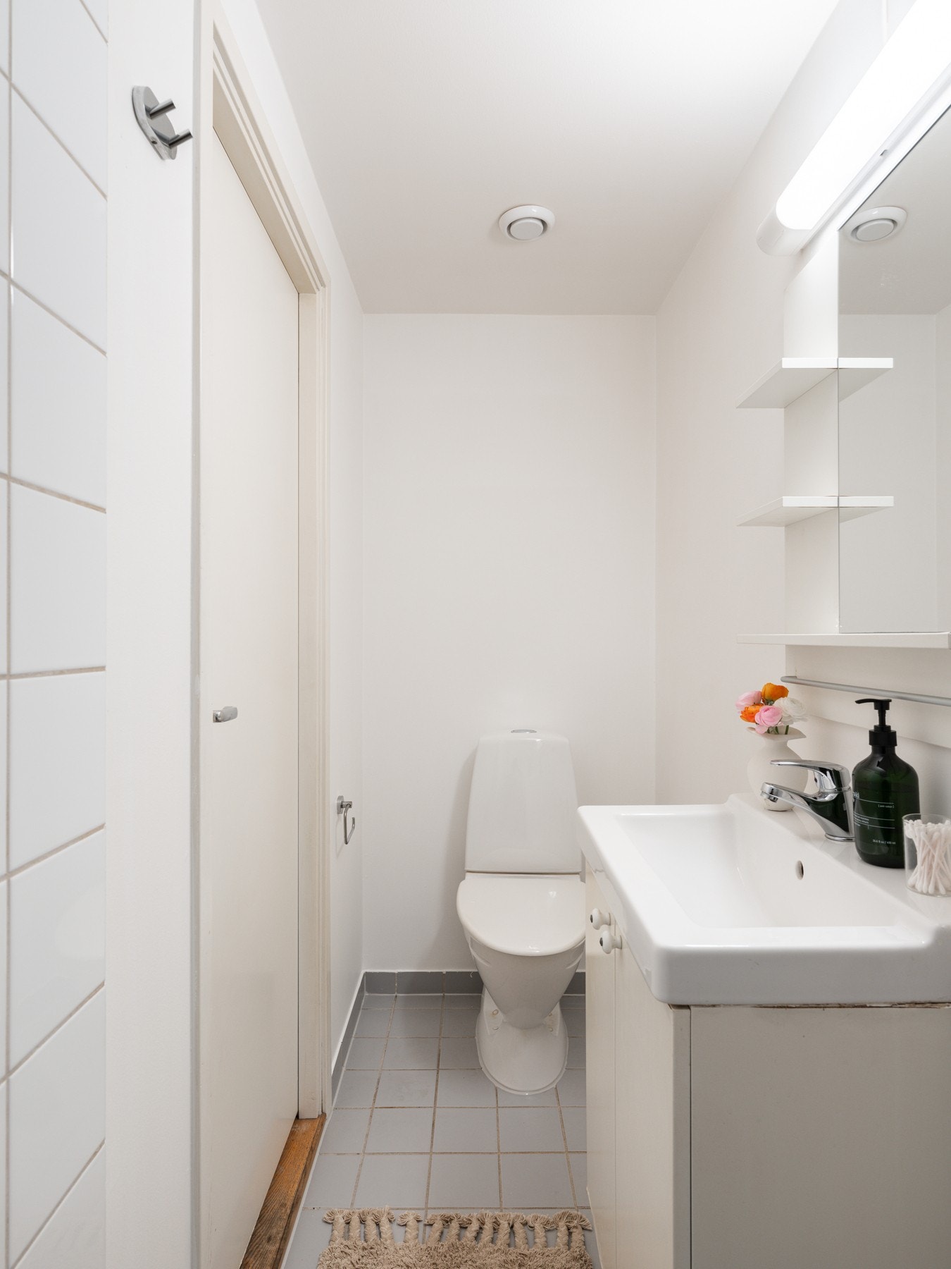 Badet har behagelige varmekabler i gulv. Galleribilde