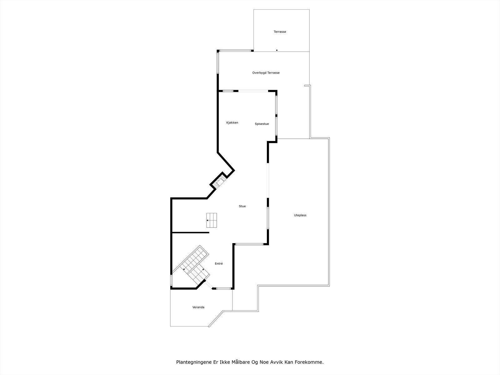 Plantegning 1. etg. Galleribilde