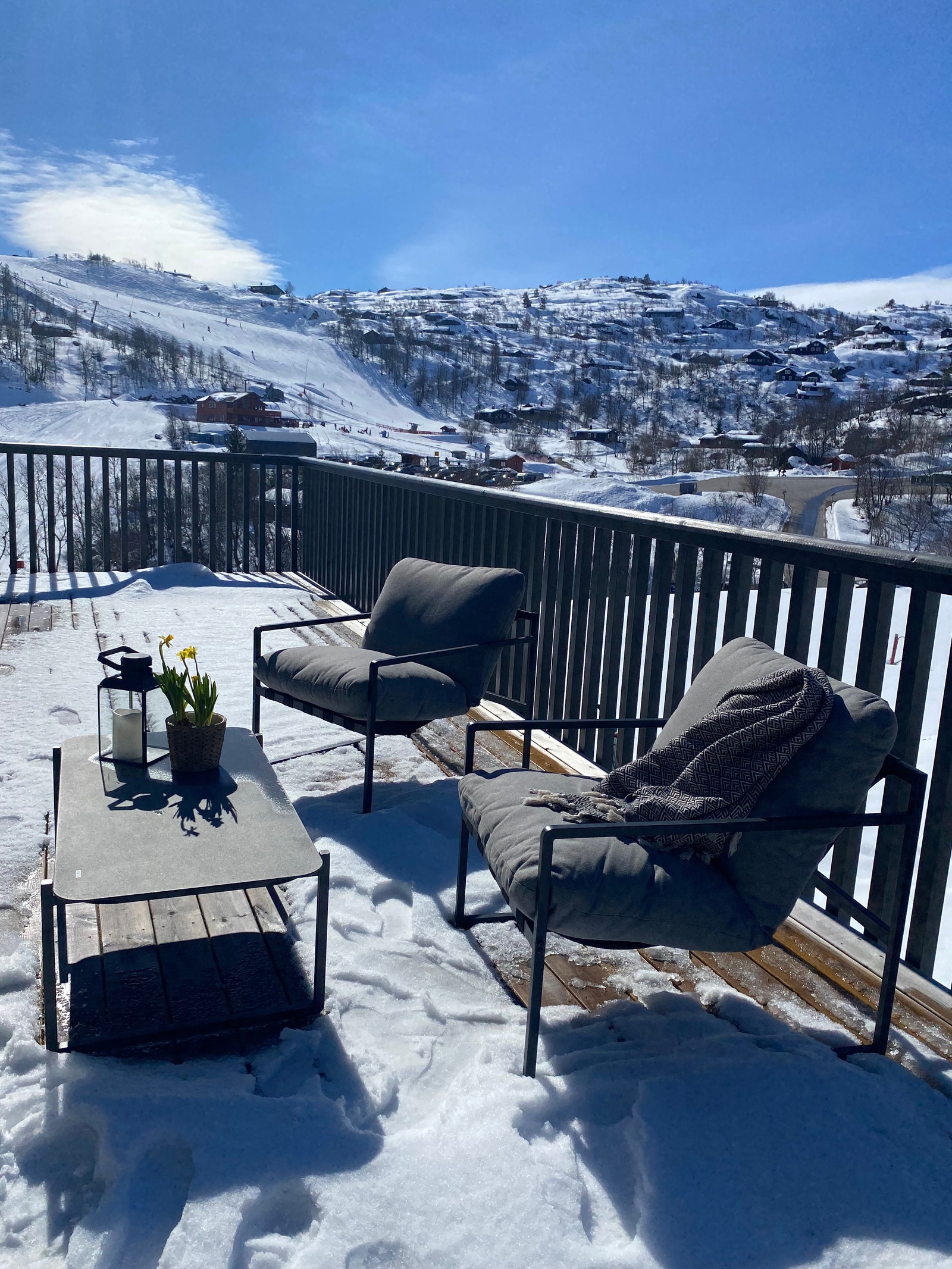 Romslig terrasse på 30 m². Galleribilde