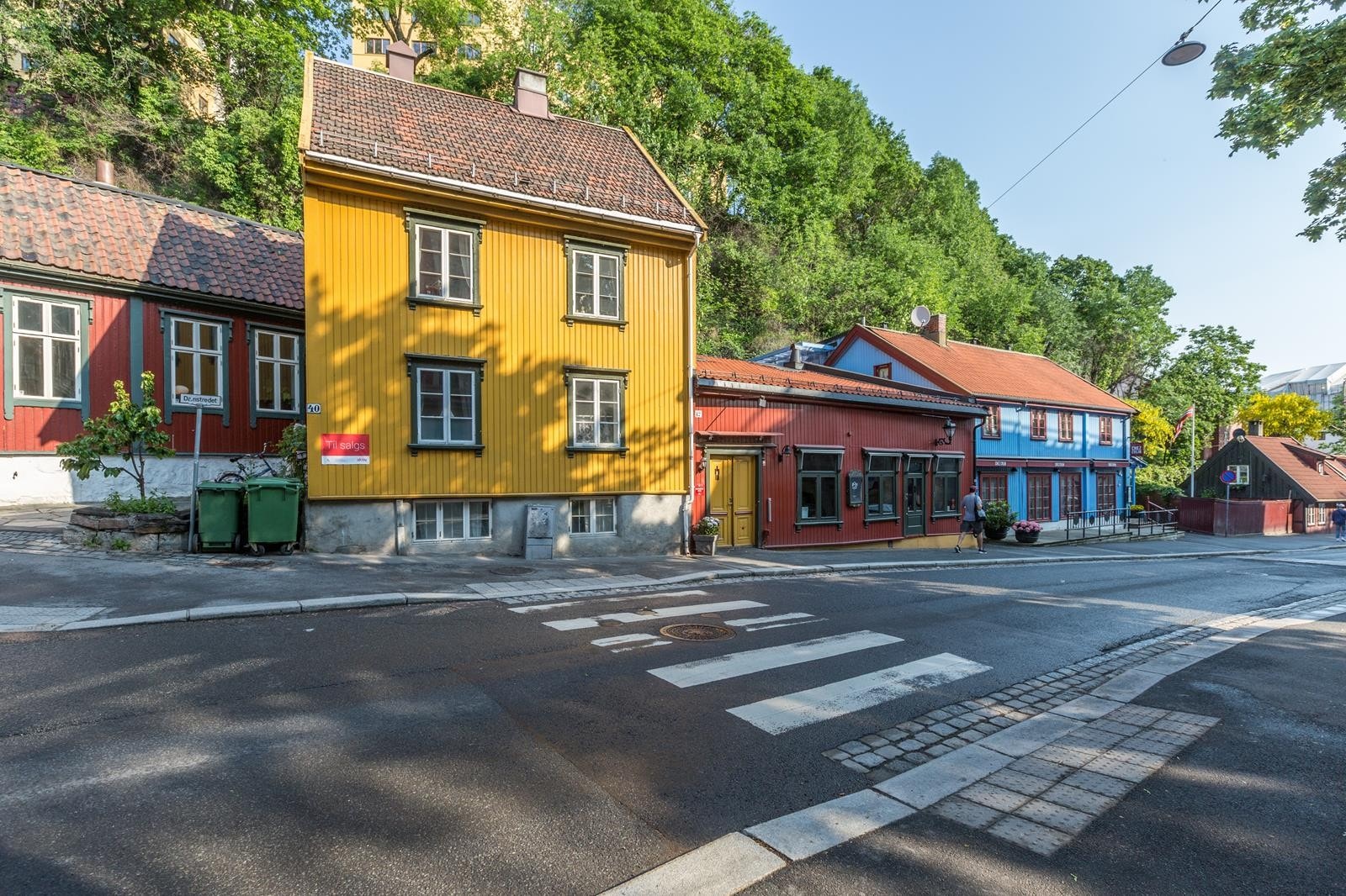 Fine Damstredet ligger rett ved leiligheten Galleribilde