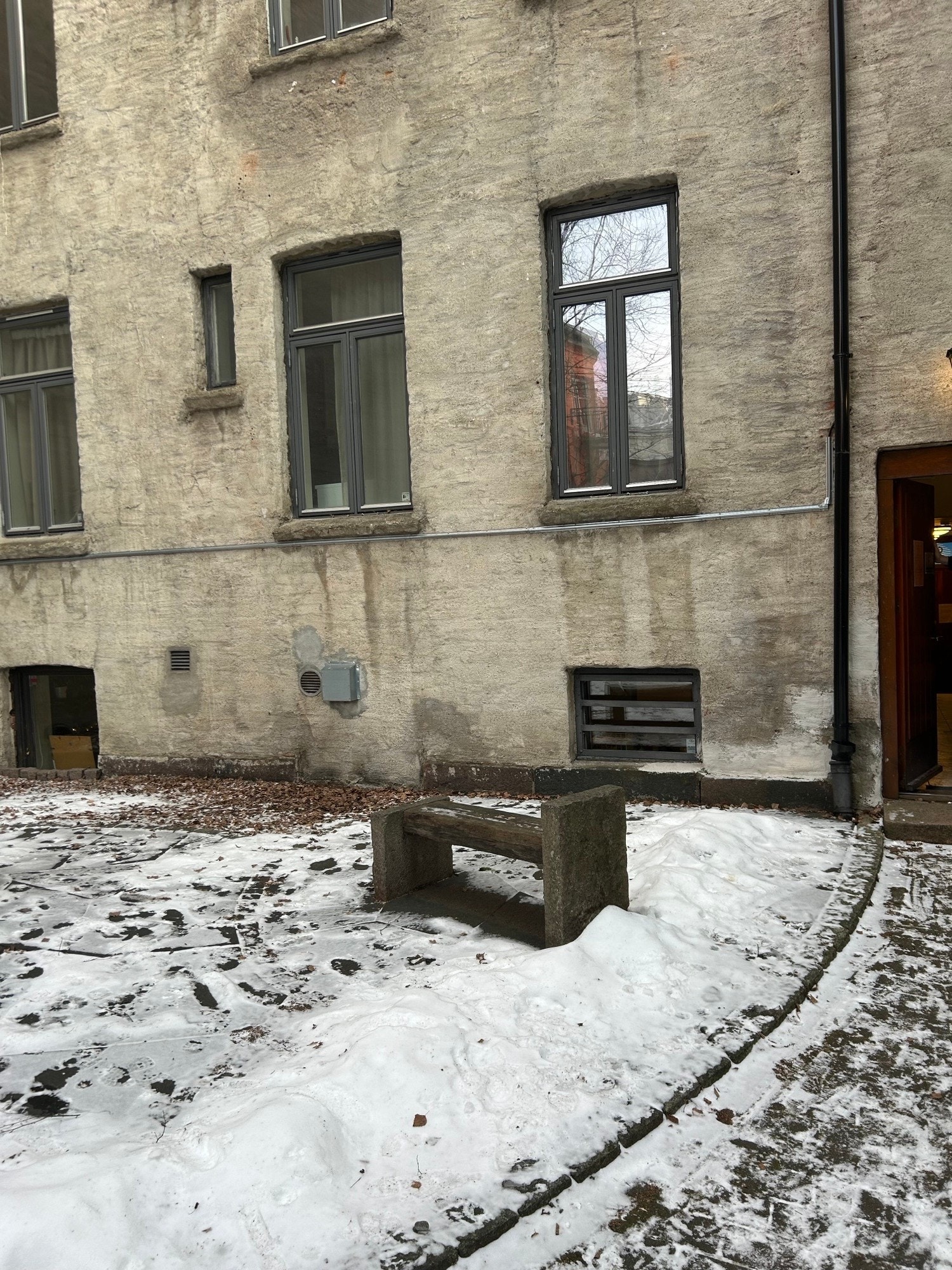 Skjermet bakgård Galleribilde