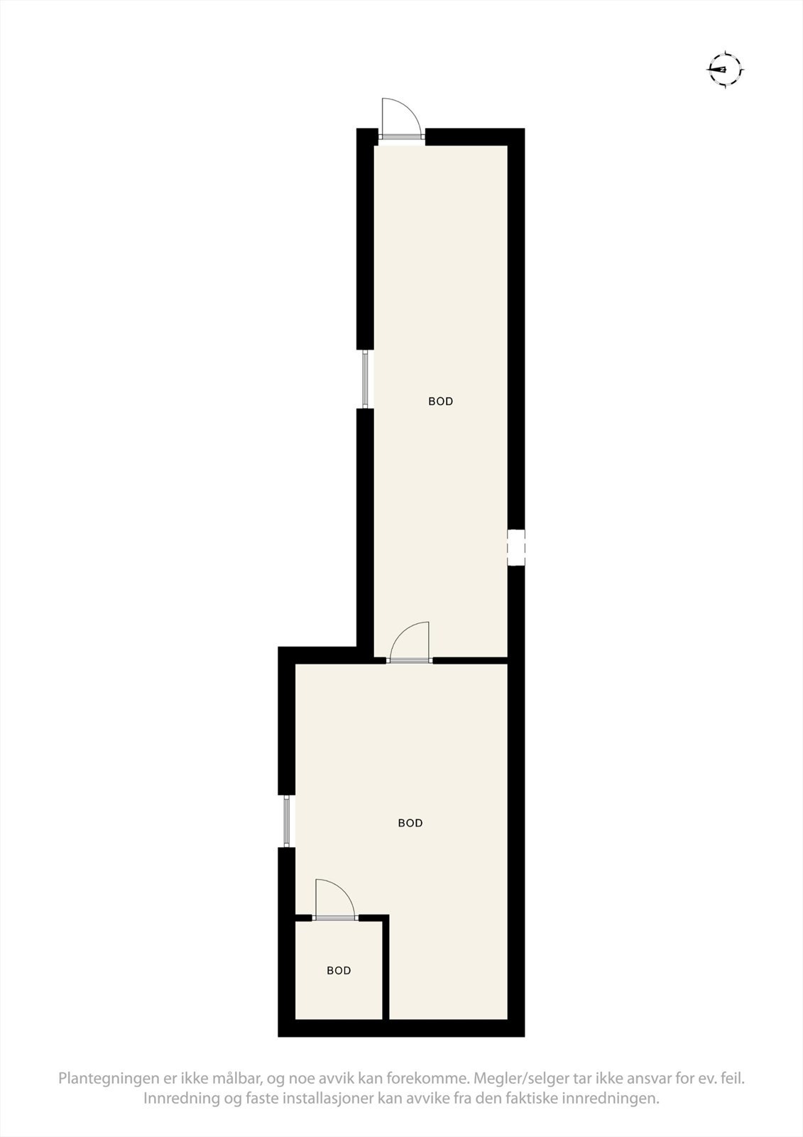 Plantegning krypkjelleren Galleribilde