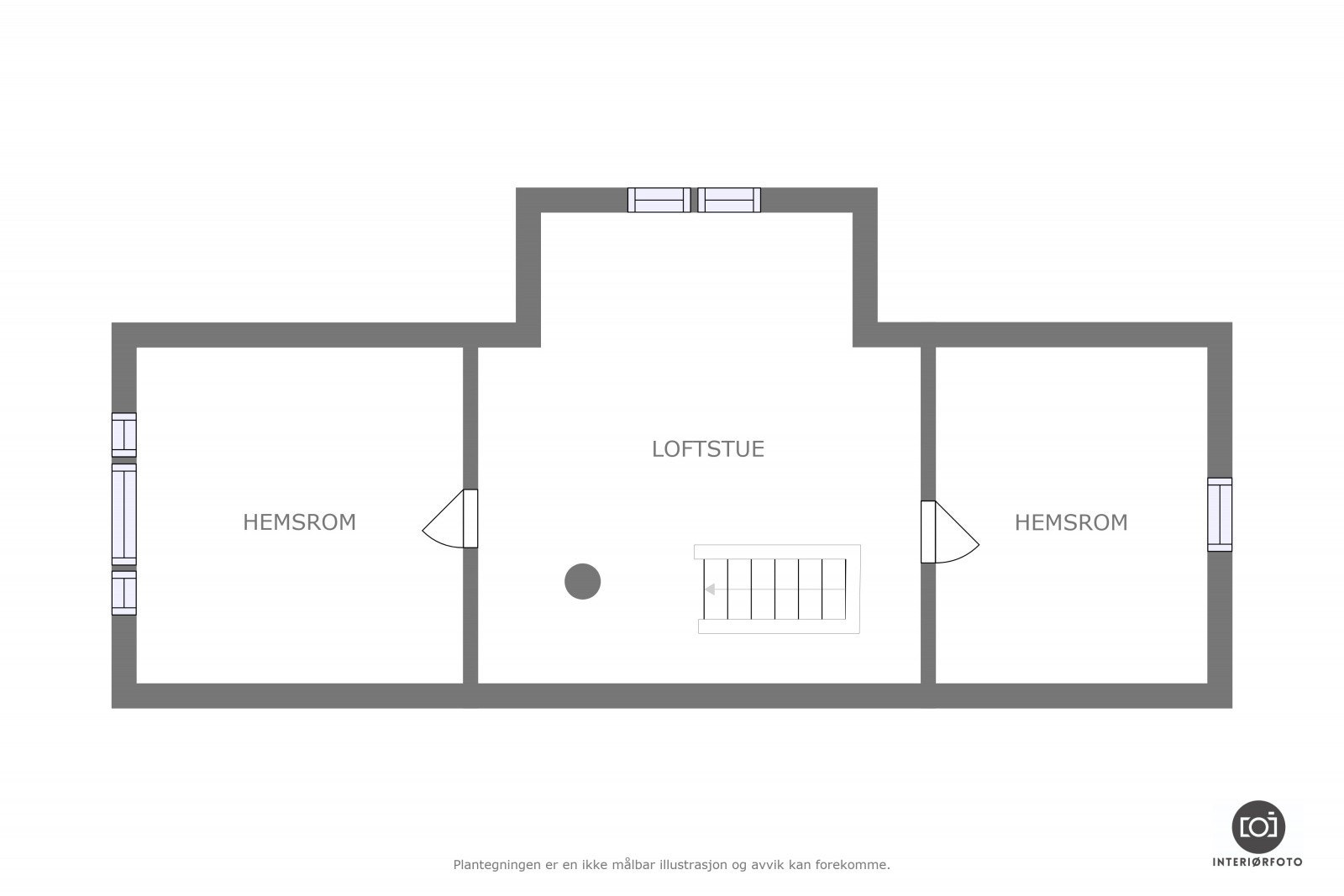 Planskisse hems Galleribilde
