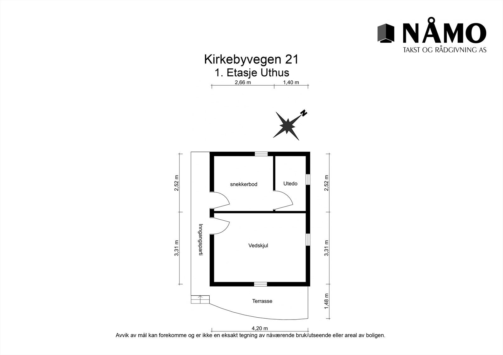 Uthus 1. etasje - Kirkebyvegen 21 Galleribilde