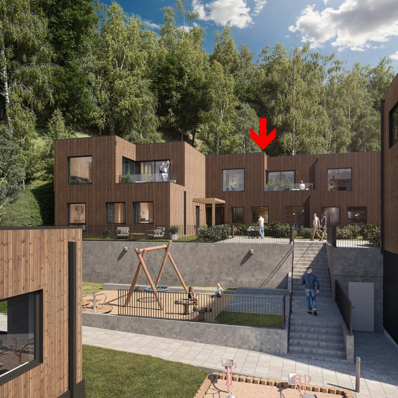 Flere gode soner for opphold og lek Galleribilde