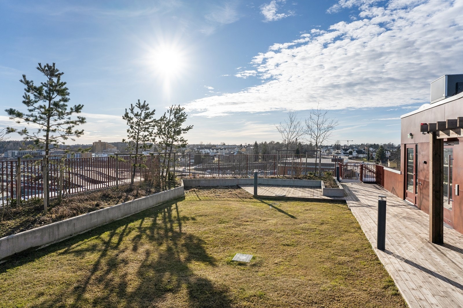 Bygget har en flott felles takterrasse! Galleribilde