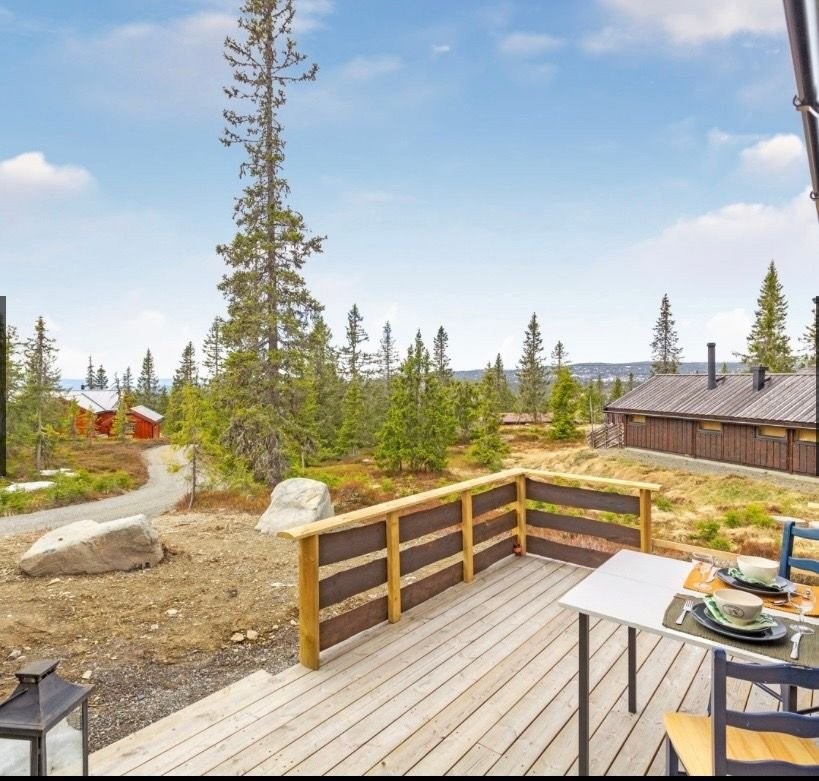 Utsikt fra terrassen Galleribilde