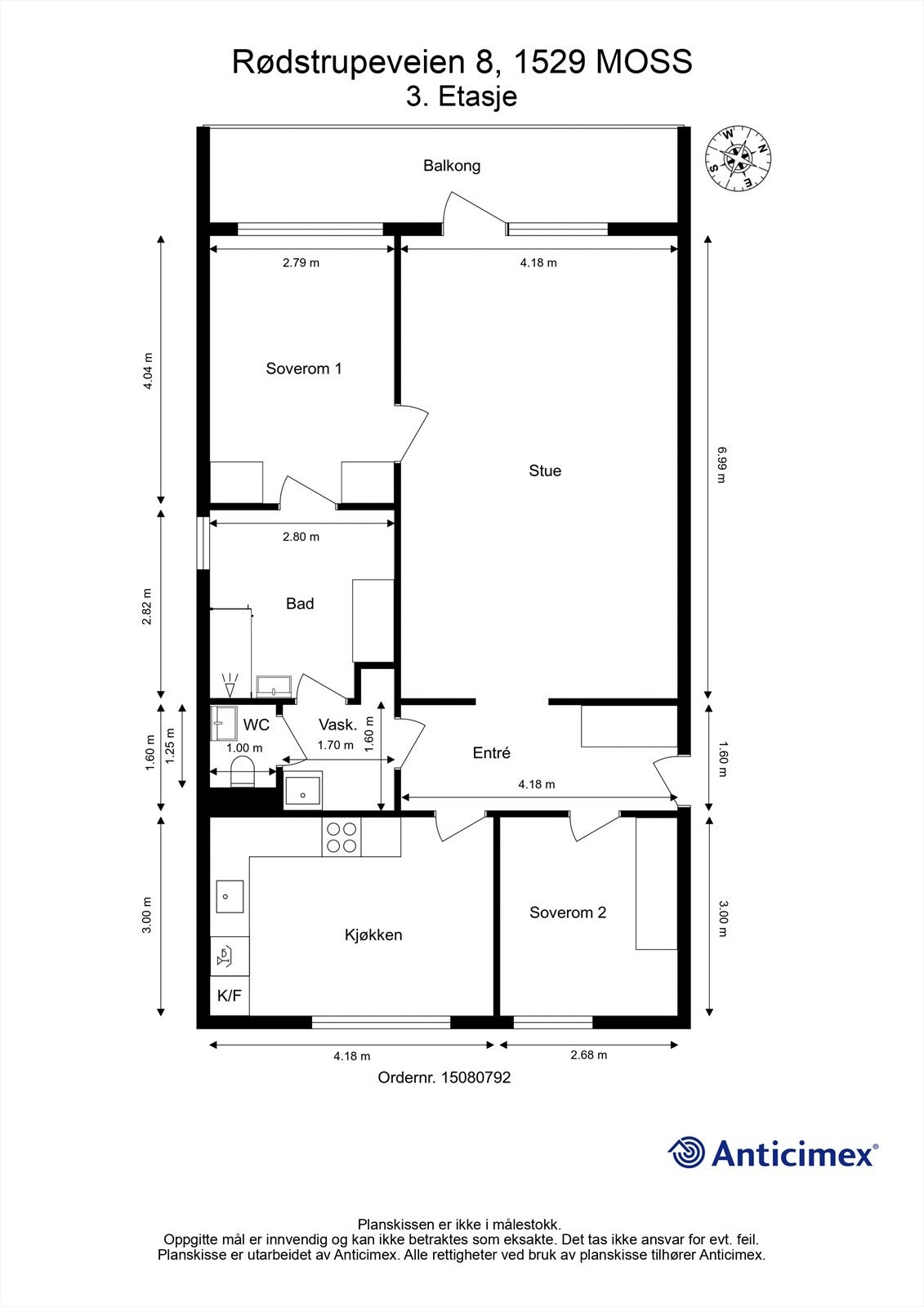 Leiligheten disponerer også en ekstern bod i samme etasje. Galleribilde
