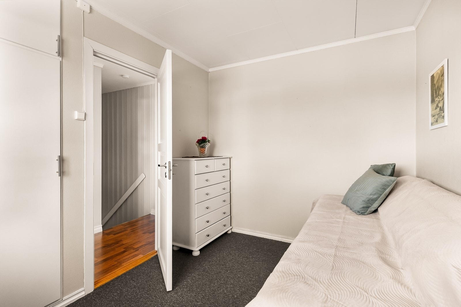 Også dette rommet er fleksibelt og kan tilpasses familiens behov. Galleribilde