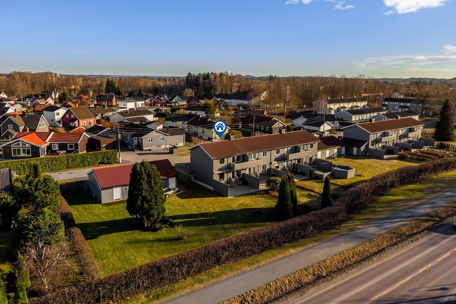 Beliggenheten på Nygård er ideell for familier, med kort vei til flere barnehager og Bugården ungdomsskole. Galleribilde