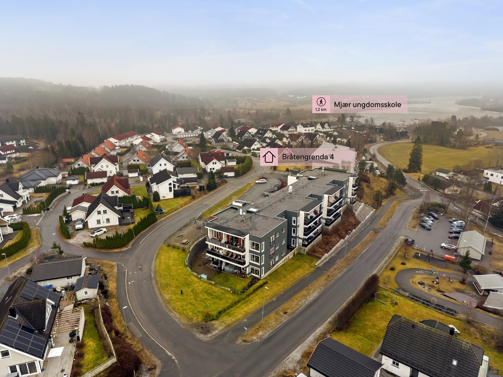 Dronefoto Galleribilde