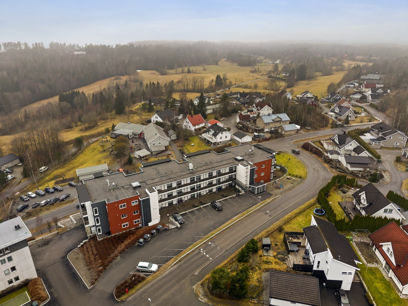 Dronefoto Galleribilde