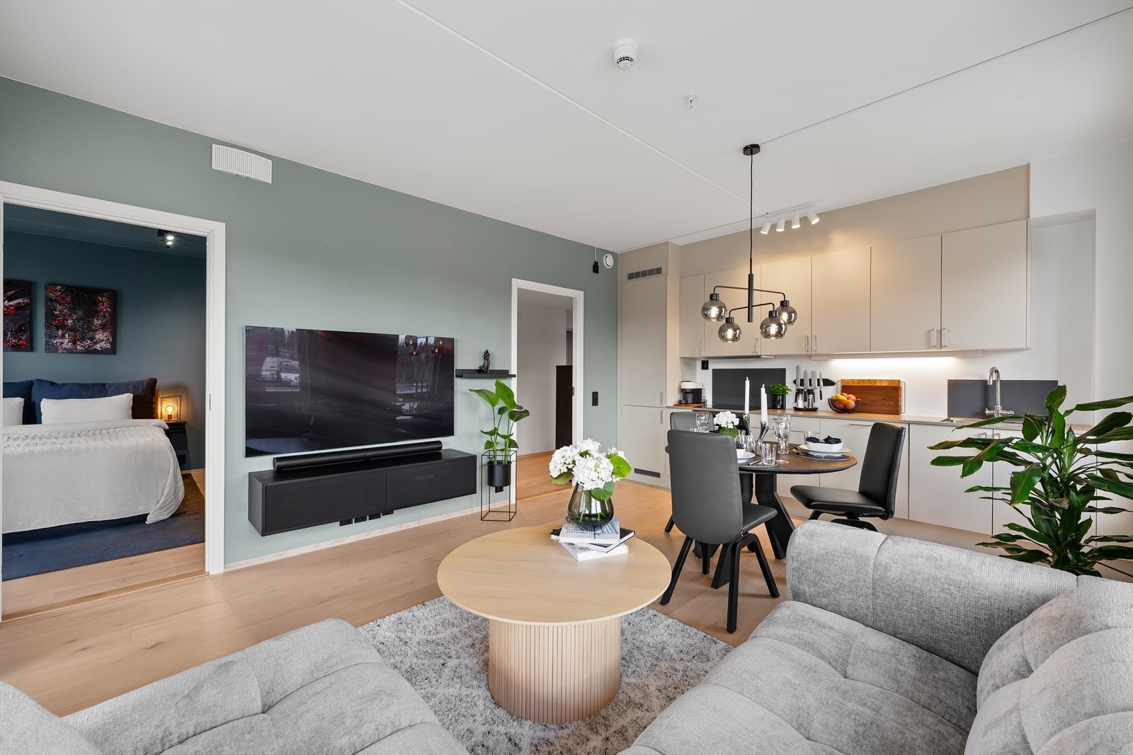 Leiligheten er utstyrt med balansert ventilasjon, som sikrer et sunt og behagelig inneklima året rundt. Galleribilde