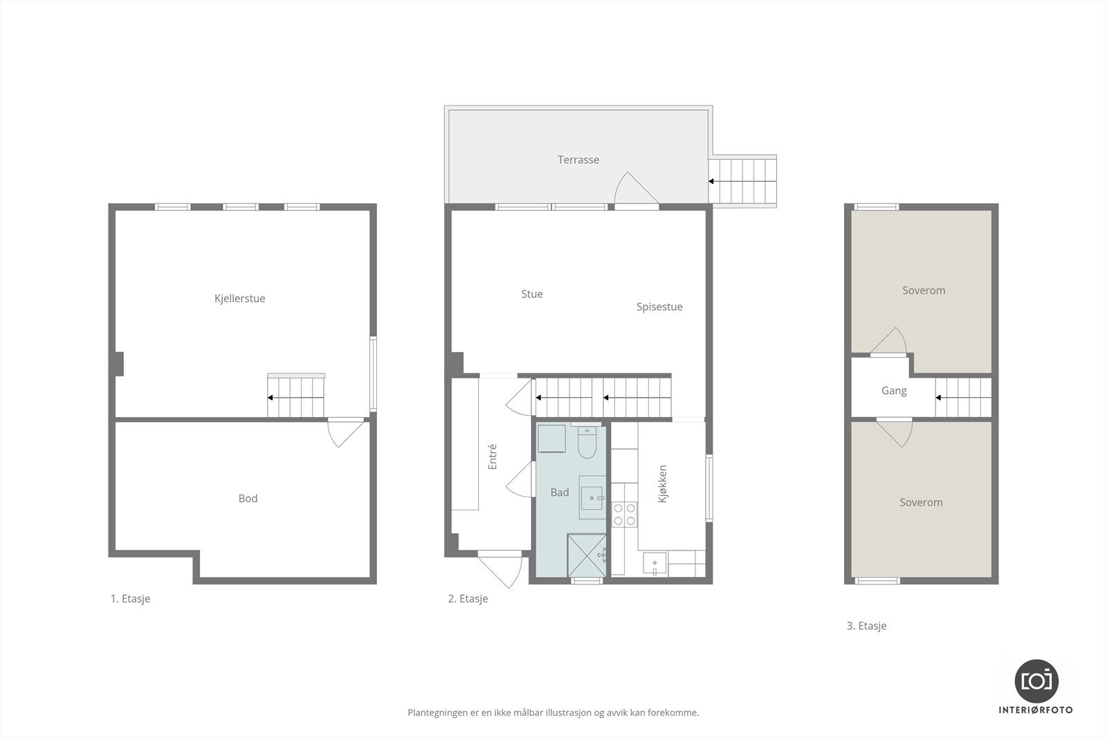 Plantegning Galleribilde