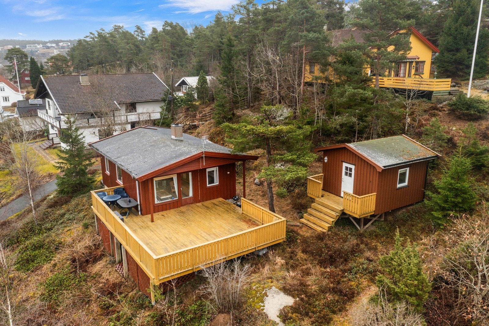 Naturlig og lettstelt tomt Galleribilde