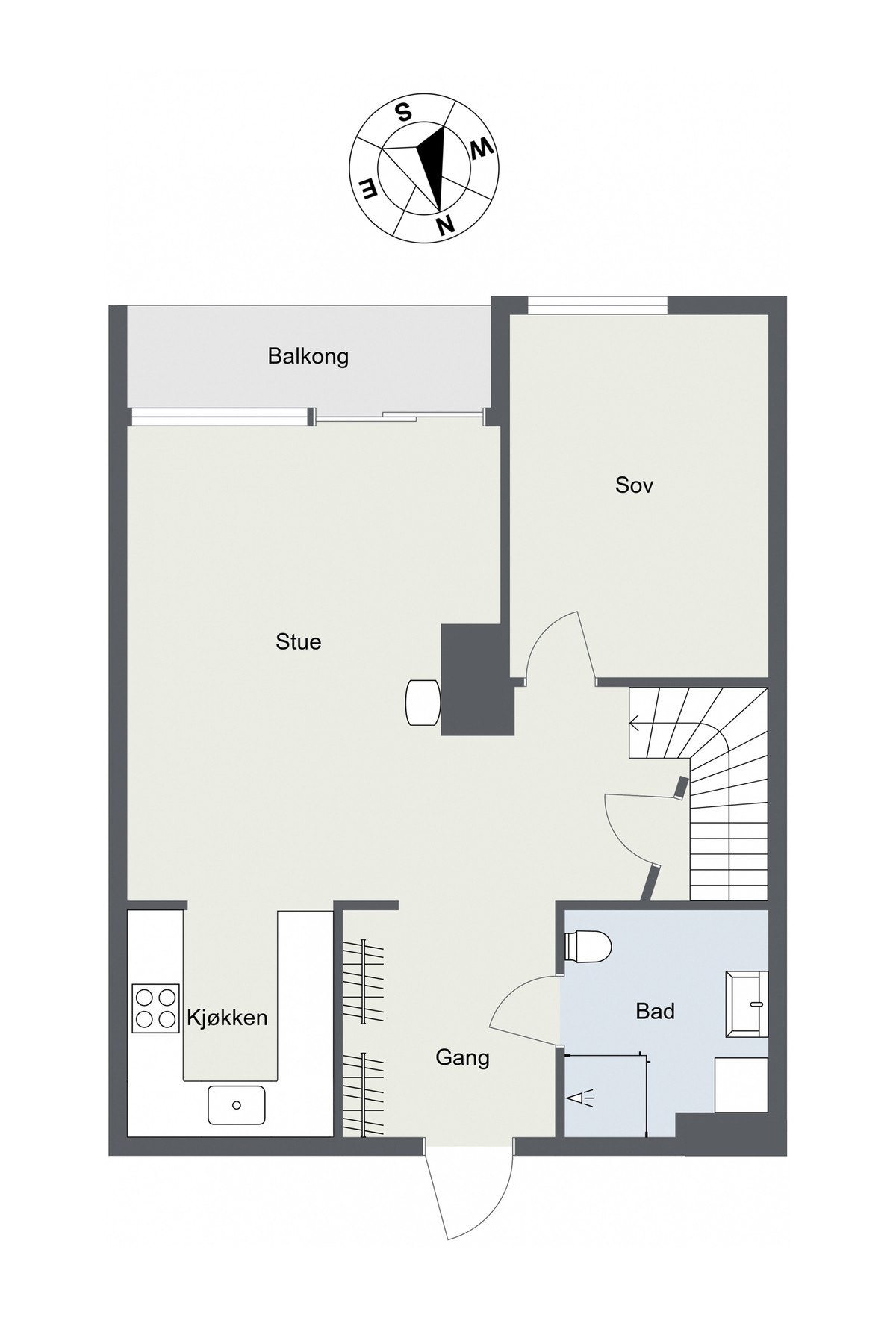 Planskisse hovedplan Galleribilde