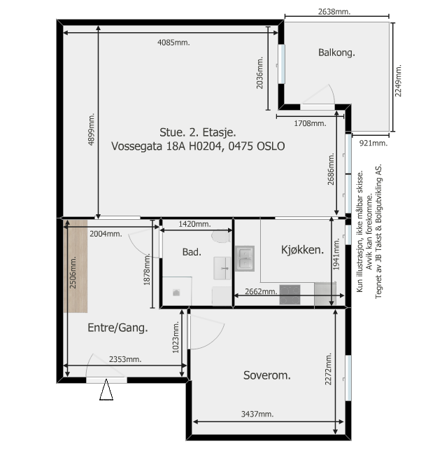 Plantegning (Avvik kan forekomme) Galleribilde