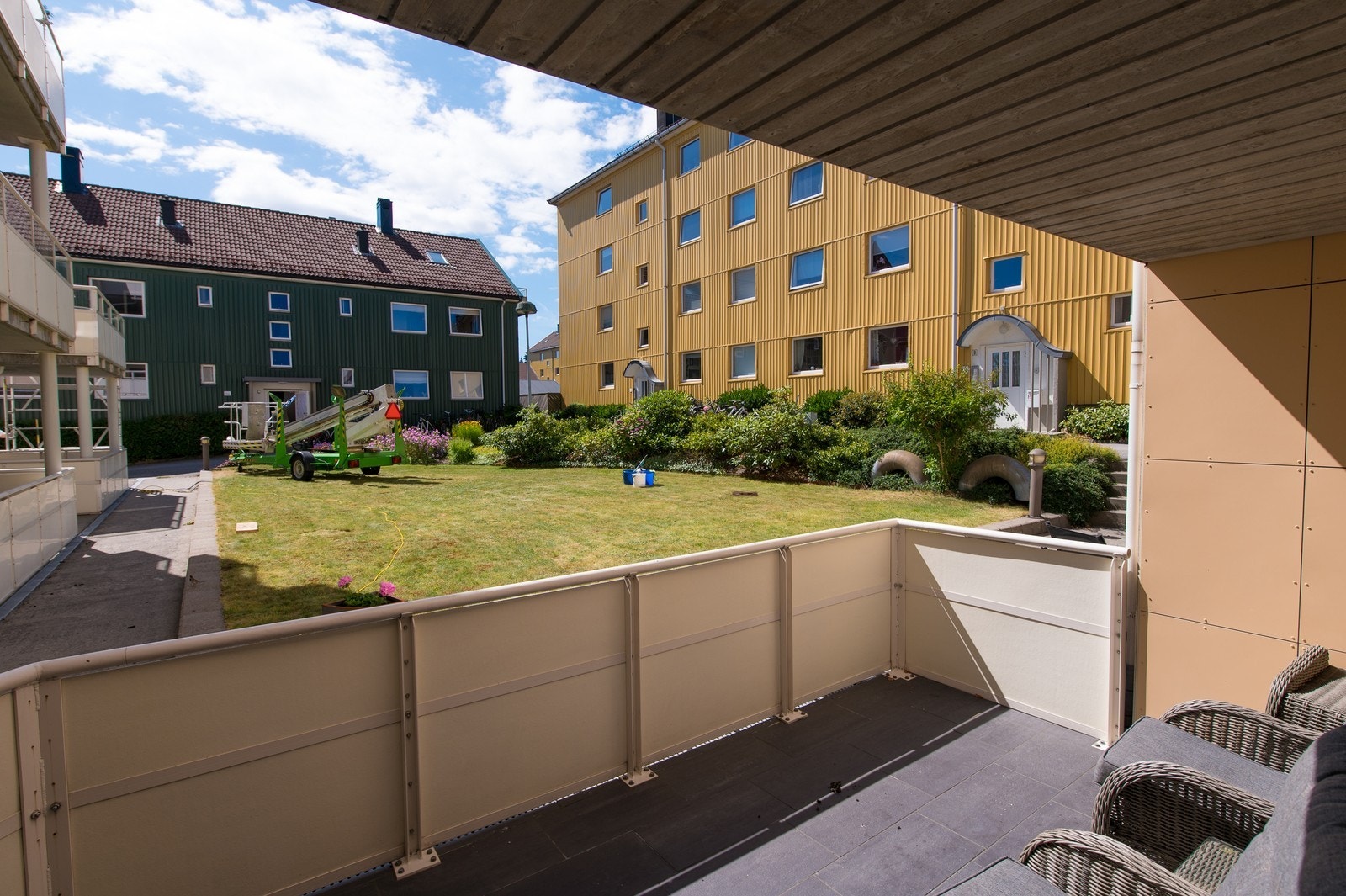 Felles uteområde. Galleribilde