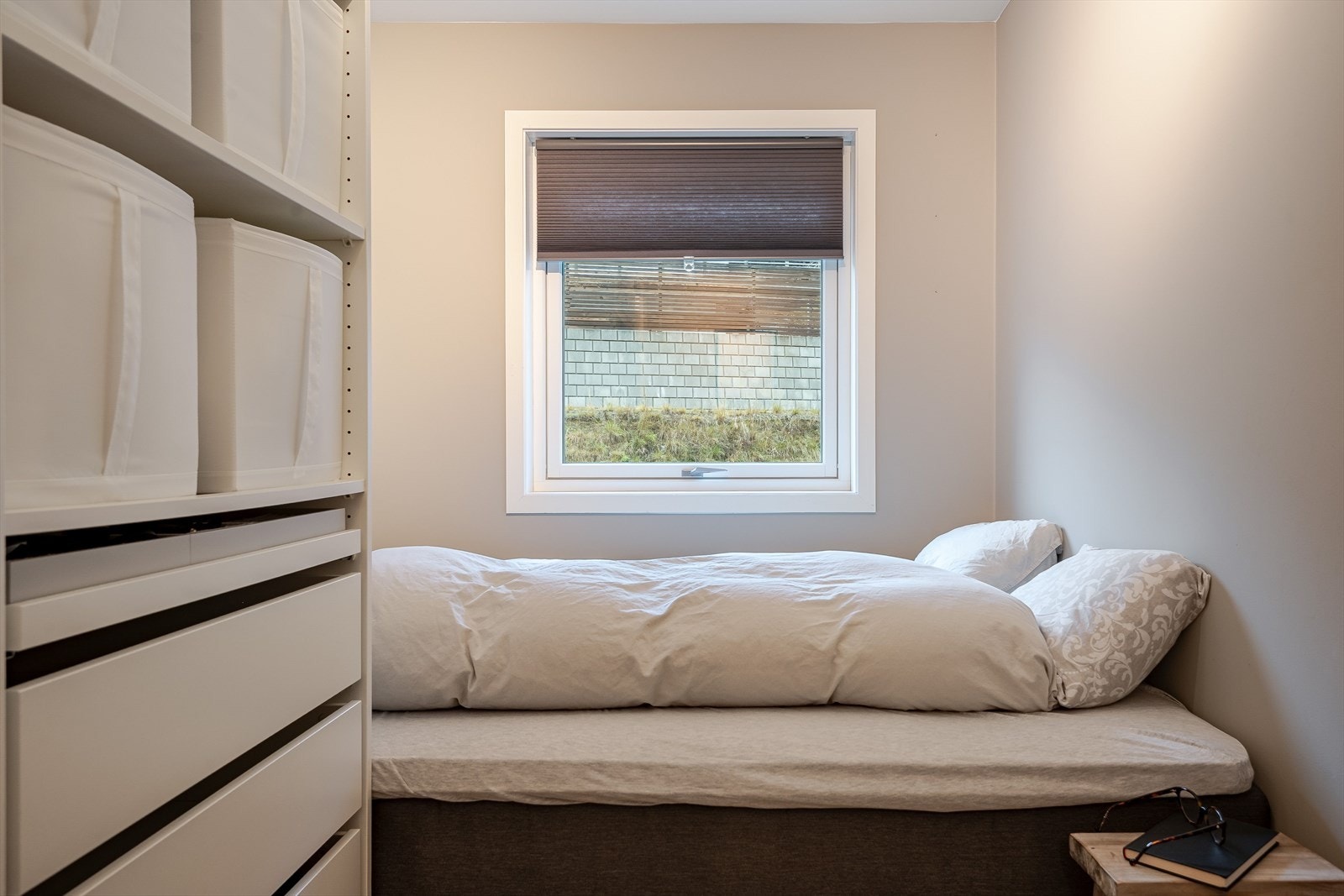 Soverom 3 er et noe mindre rom som passer perfekt som barnerom, gjesterom eller kontor. Galleribilde