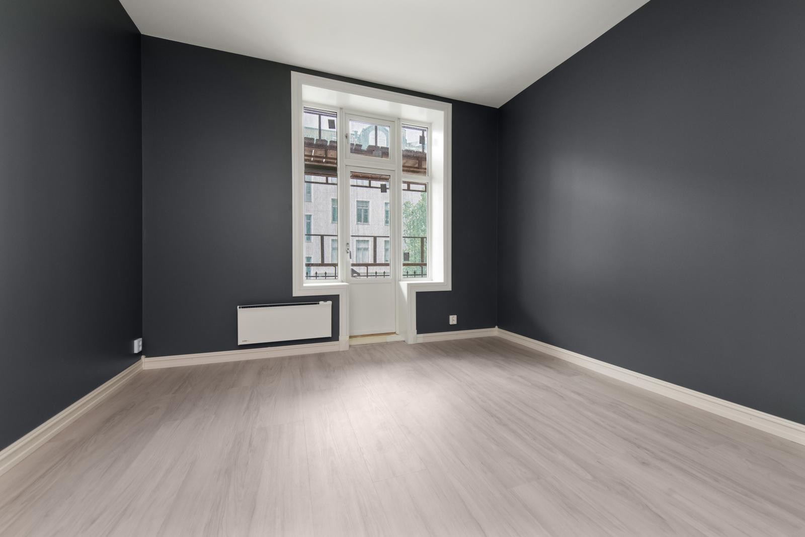 Soverom 3 har plass til dobbetlseng og pult. Galleribilde