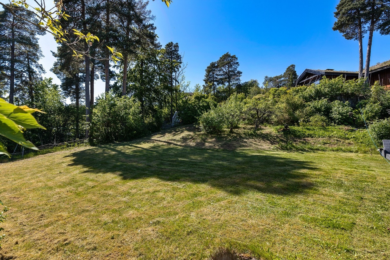 Tomten ligger i et etablert og attraktivt område, med panoramautsikt over fjorden og kort vei til både by og natur. Galleribilde