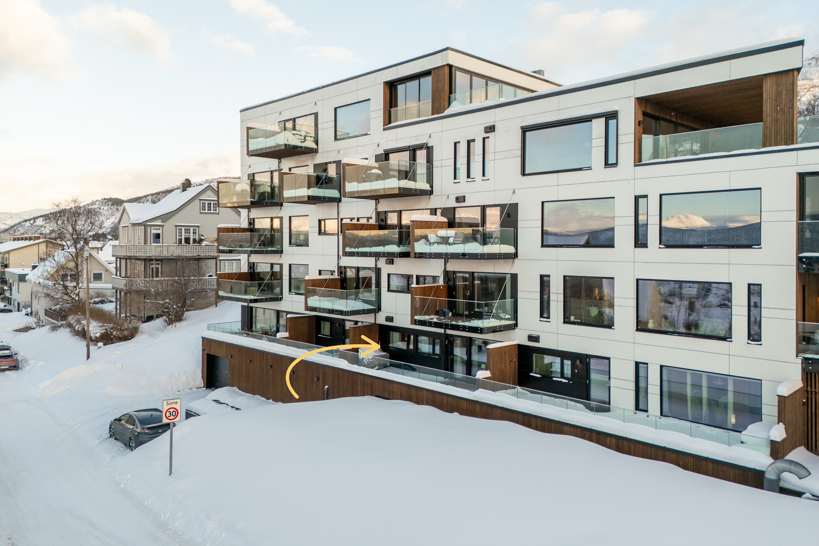 Velkommen til Tore Hunds gate 34! Foto: Hanna Linnea Kristensen. Galleribilde