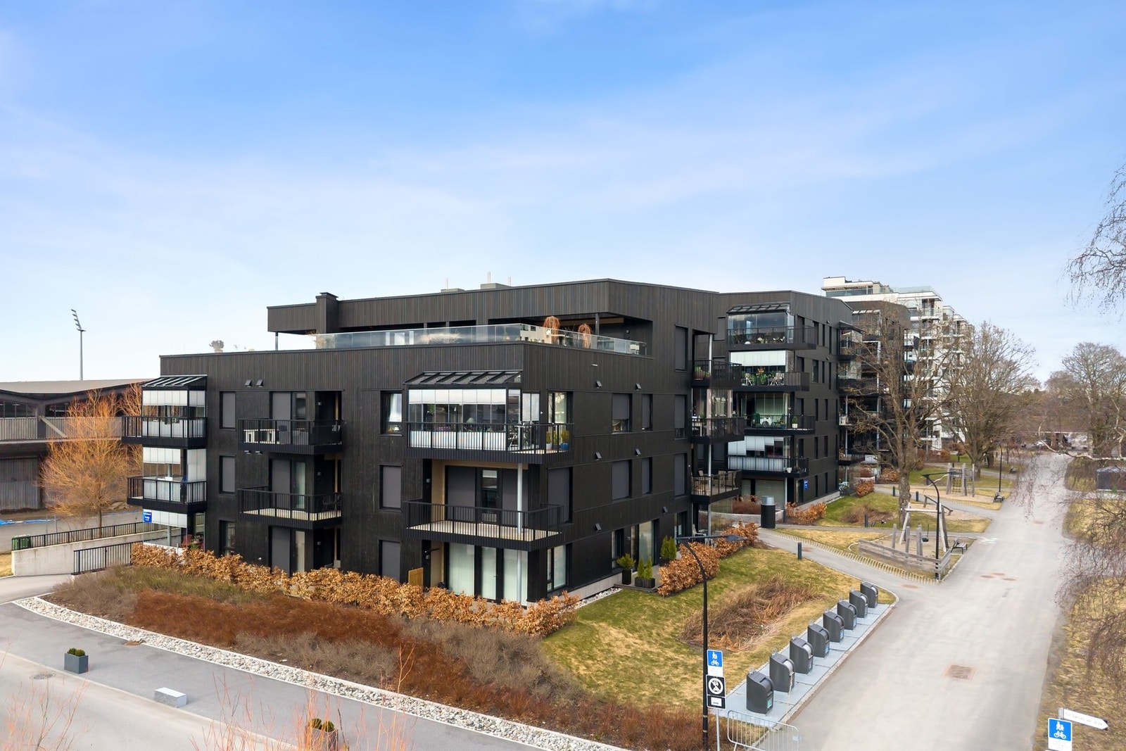 Rosenvinge Park har på kort tid blitt ett flott og etablert boområde Galleribilde