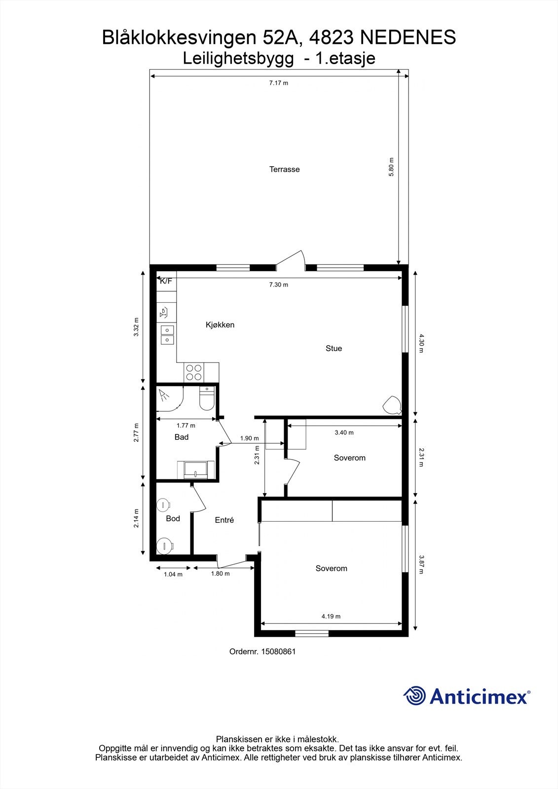 Plantegning Galleribilde