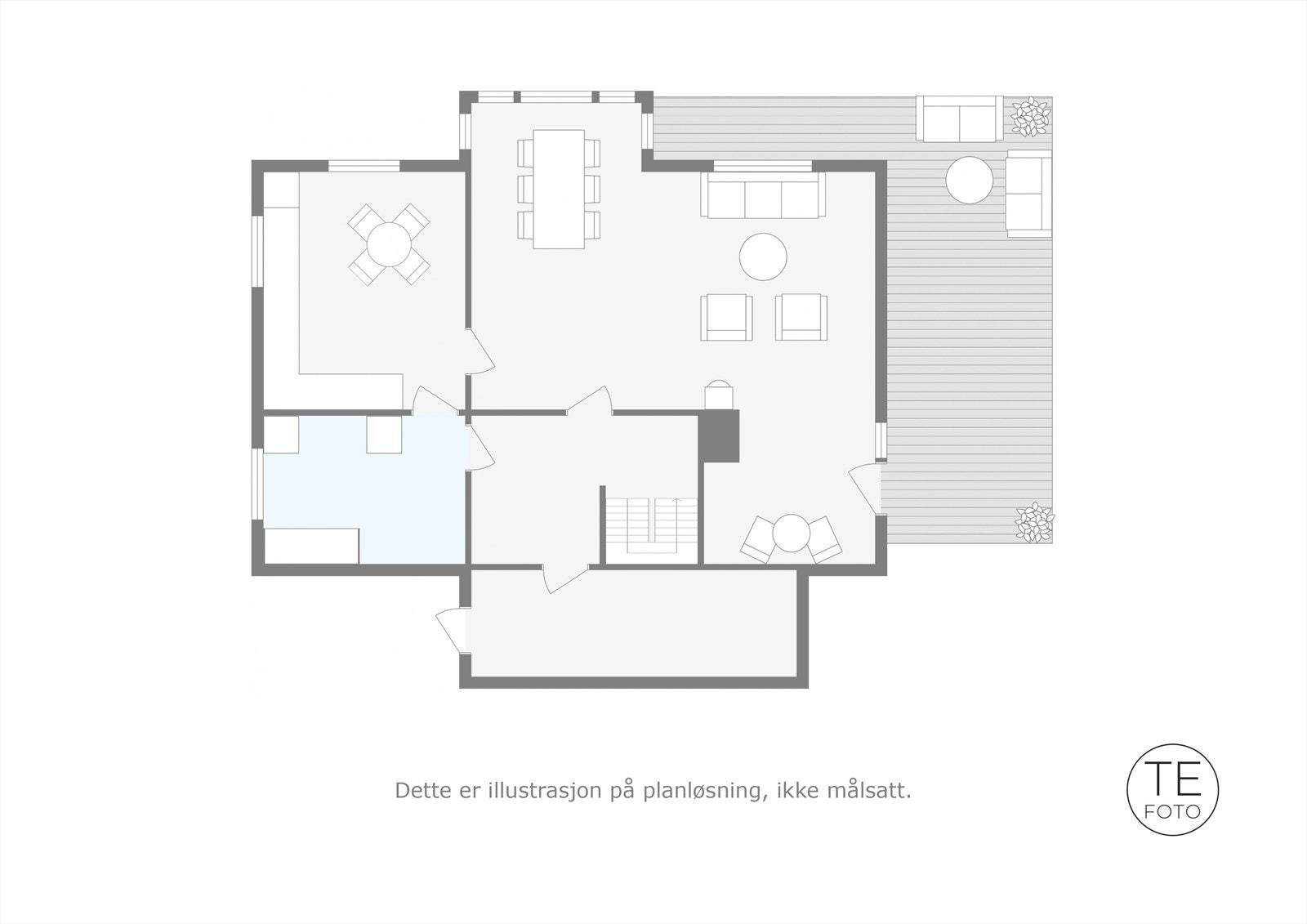 Planløsning 2. etg. Galleribilde