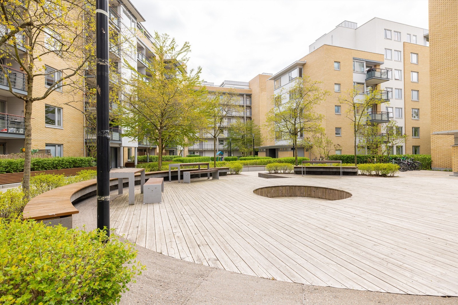 Sameiet har flotte opparbeidede fellesarealer som kan benyttes av beboerne. Galleribilde