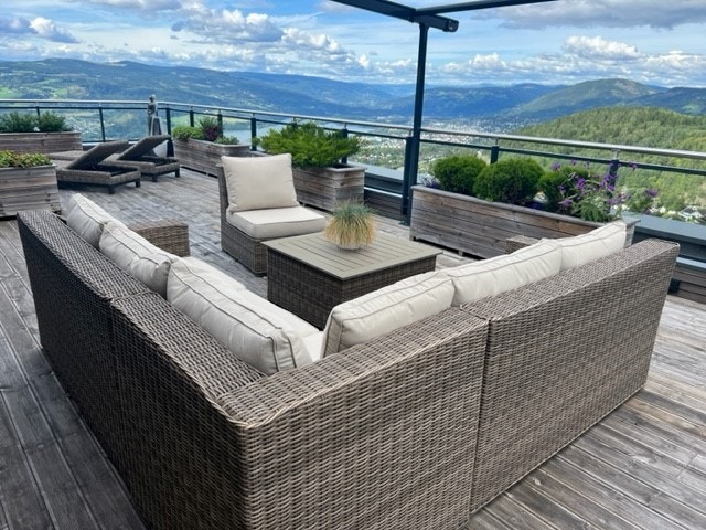 Deilig uteområde med flott utsikt Galleribilde