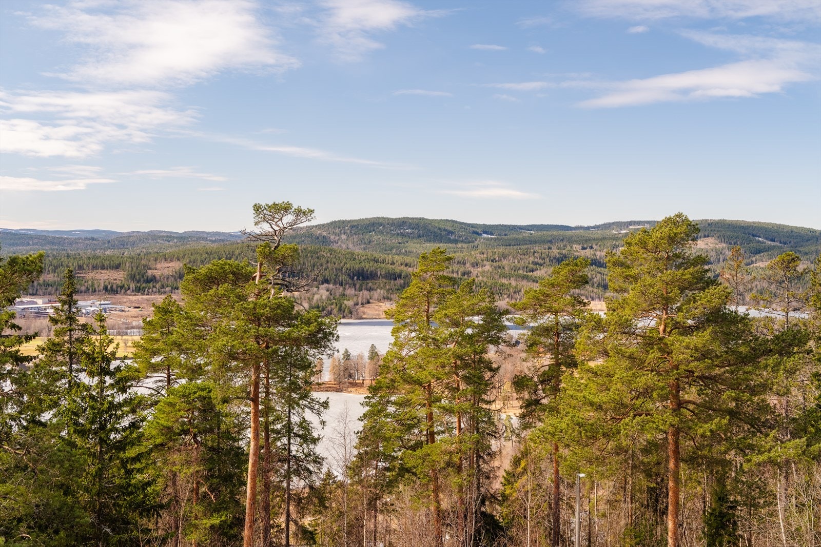 Utsiktsbilde fra terrassen. Galleribilde